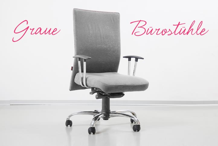 Bürostühle Grau